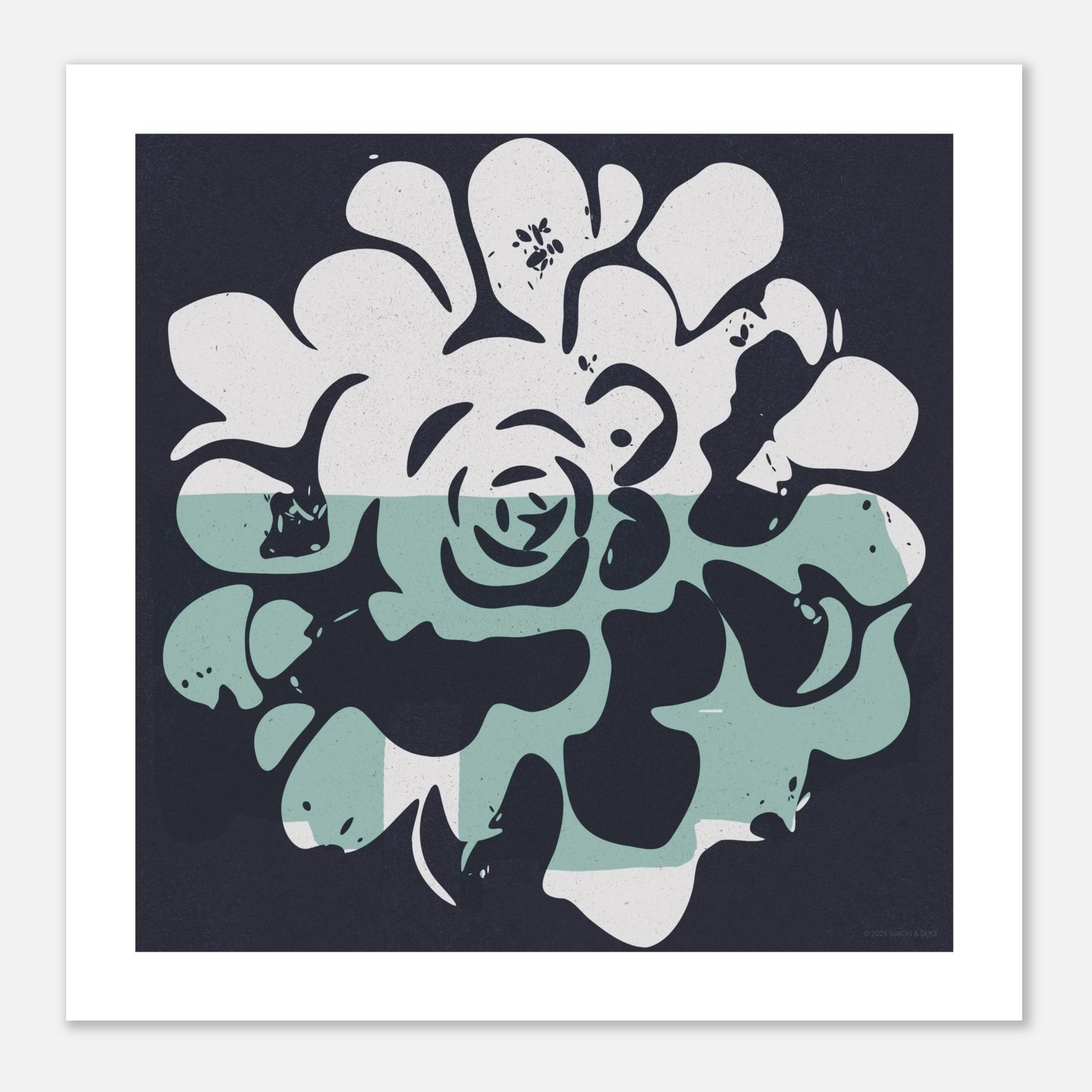 California Coast Succulent 1 30x30 cm / 12x12″