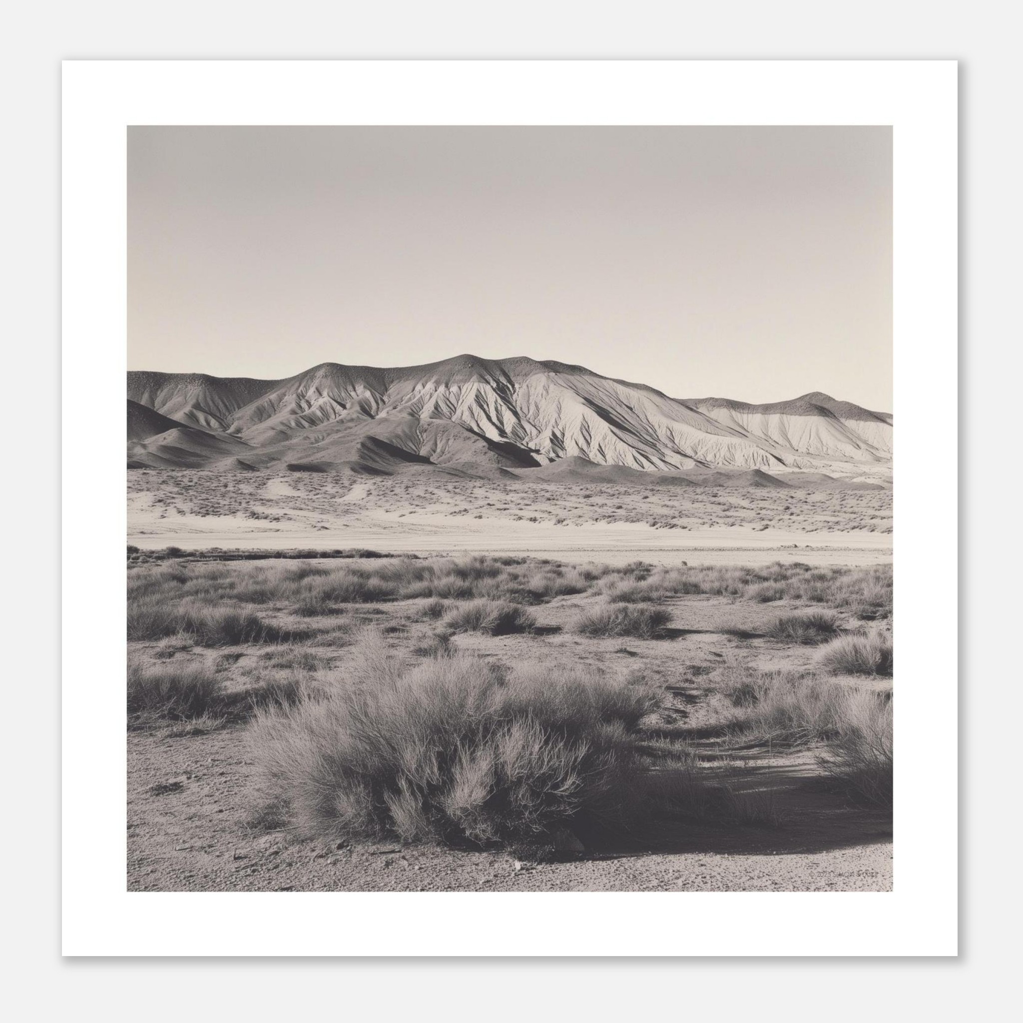California Desert Print 30x30 cm / 12x12″