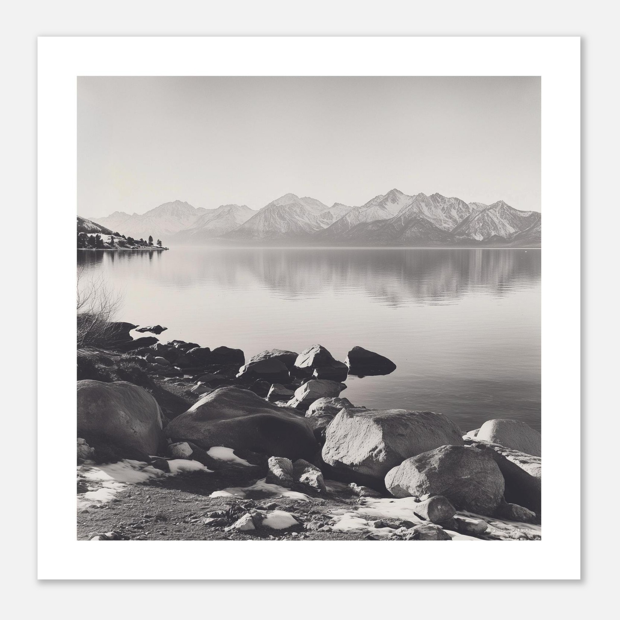 Lake Tahoe California 30x30 cm / 12x12″
