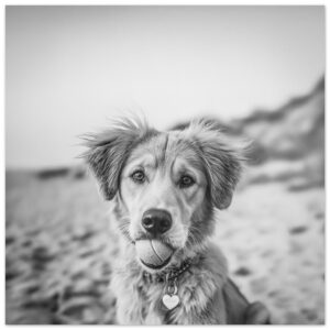 Cali at the Beach Print 30x30 cm / 12x12″