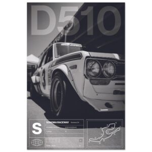 D510 Sonoma Raceway California Print 30x45 cm / 12x18″