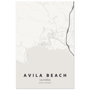 Avila Beach California Map